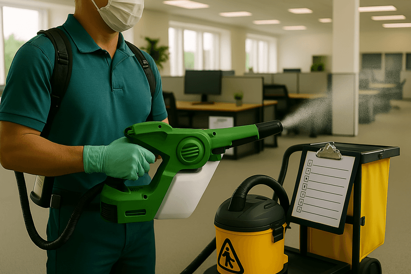 The Benefits of Electrostatic Disinfecting for Commercial Facilities